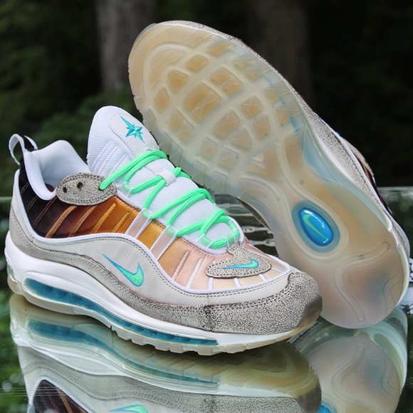 Nike Air Max 98 On Air NYC LA Mezcla Men’s Size 9 - Picture 5 of 12